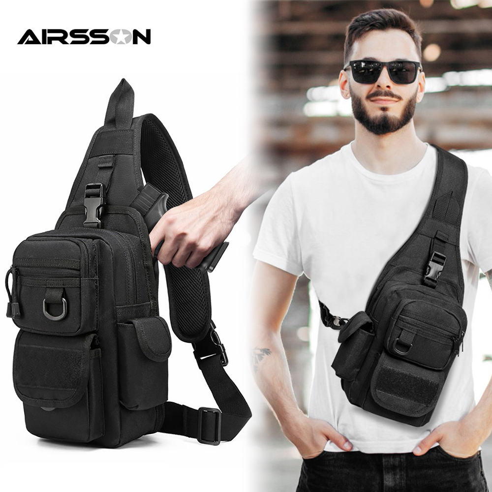 Edc Concealed Carry Sling Bag - Bolsa de pistola táctica, funda de