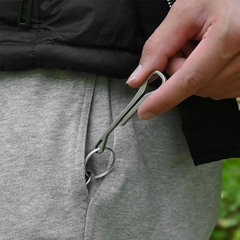 Edc Carry Clip - Clip de cinturón con gancho en