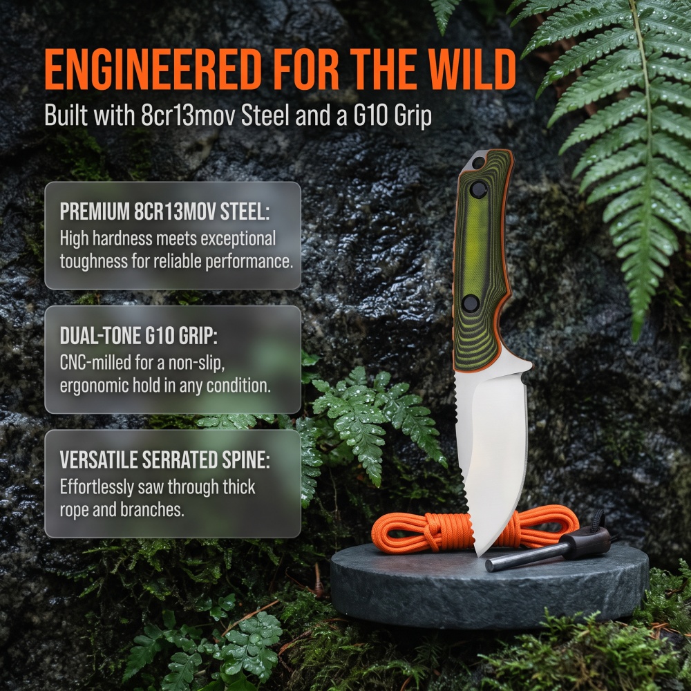 15017 Cuchillo de hoja fija pa - Edc Carry Kit reseña y precio
