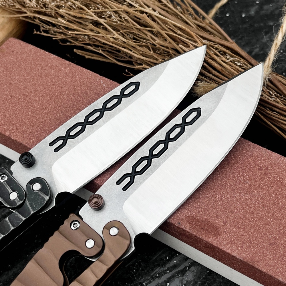 Cuchillo plegable práctico par - Edc Carry Pocket Knife reseña y precio