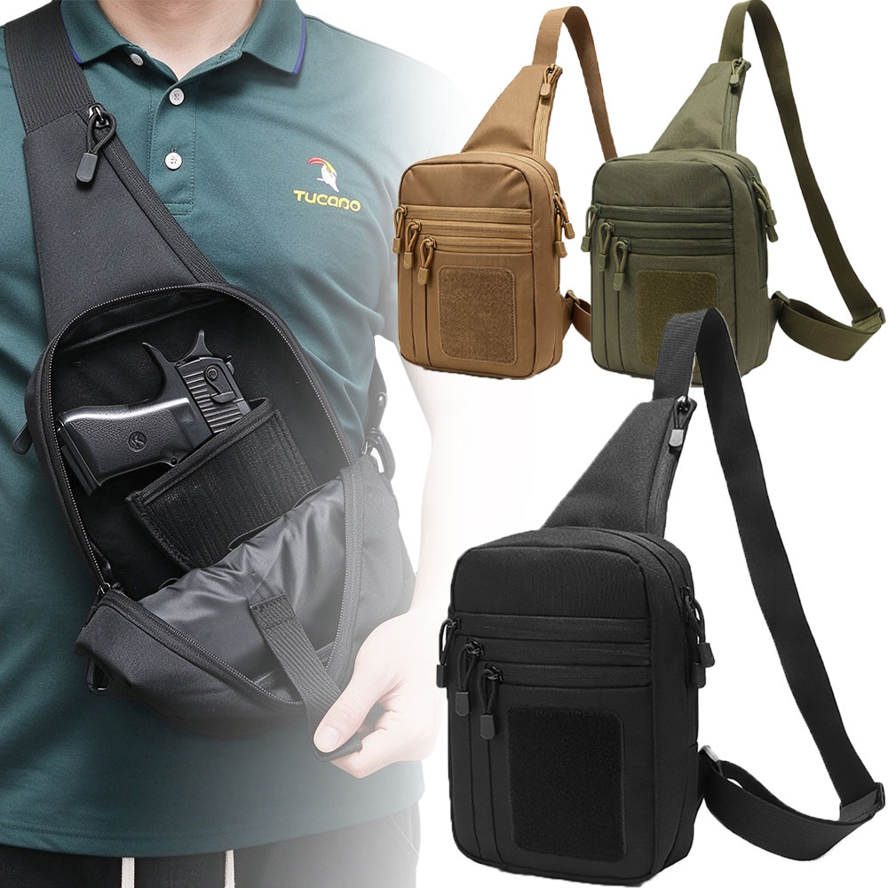 Bolsa táctica para pistola, de - Edc Concealed Carry Sling Bag reseña y precio