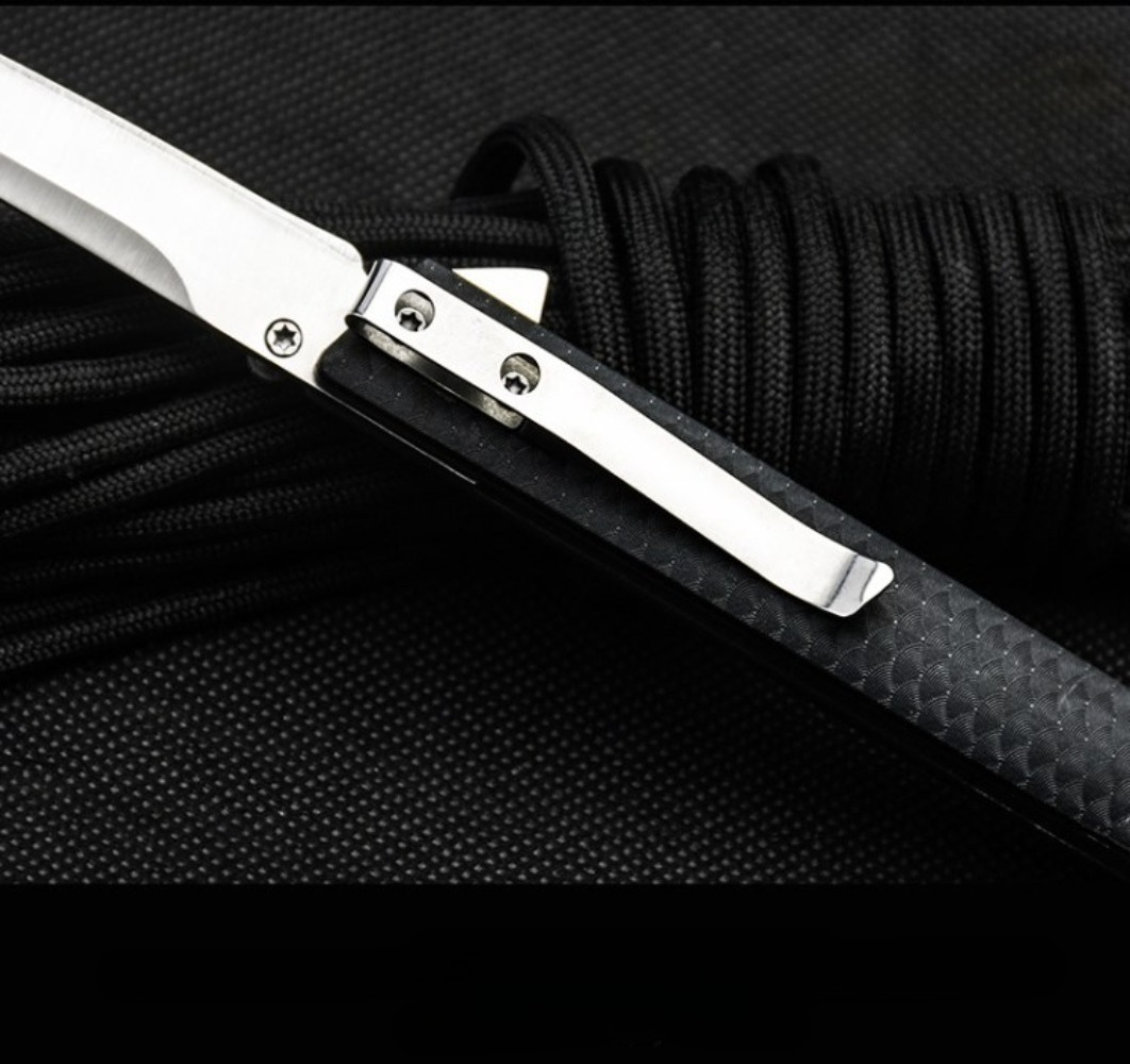 Navaja plegable 7096, mango co - Edc Carry Clip reseña y precio